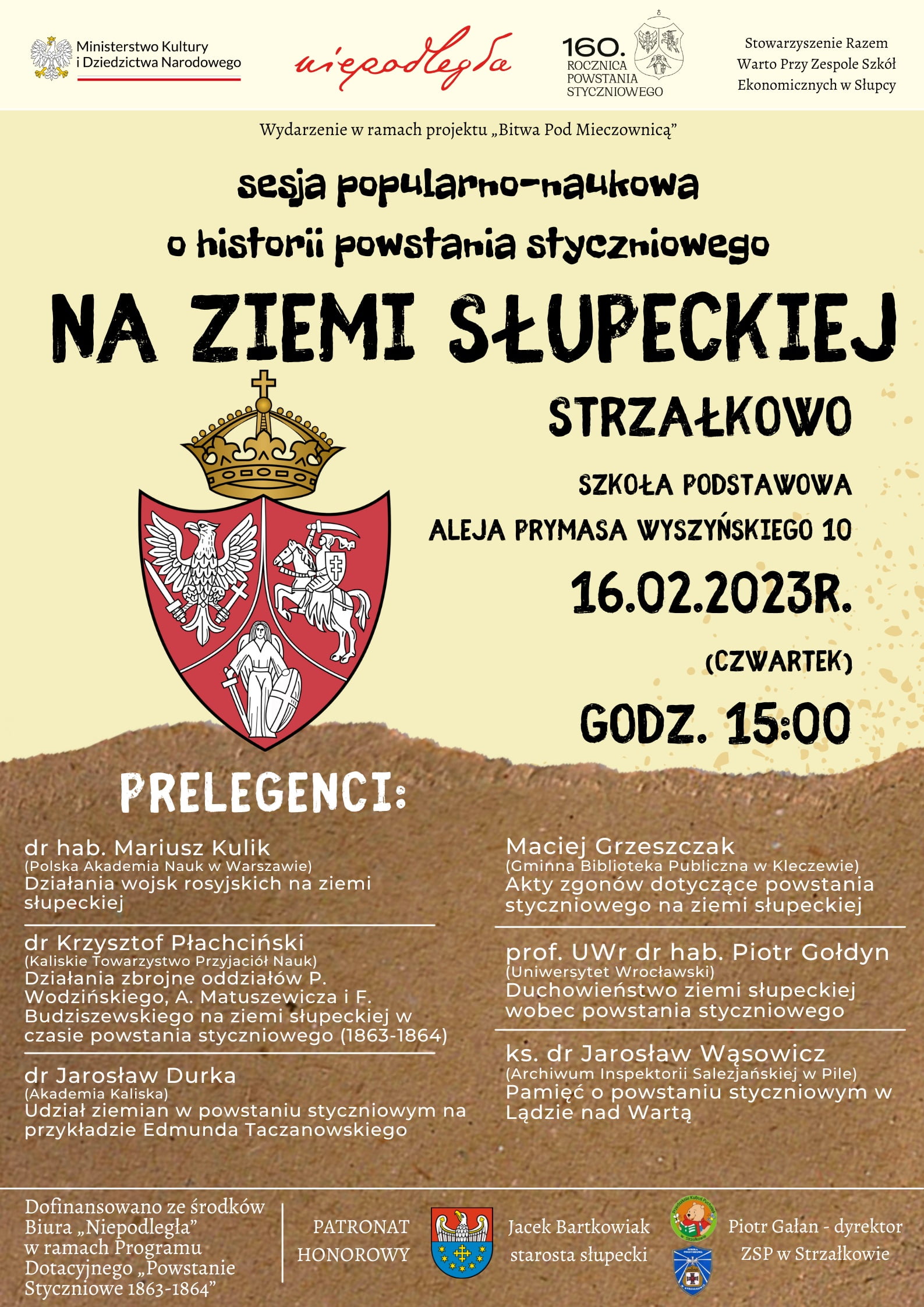 Sesja Popularnonaukowa – Historia Powstania Styczniowego Na Ziemi ...